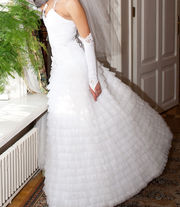 Продам свадебное платье бу Гомель очень красивое