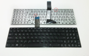 Клавиатура для ноутбука Asus X501 Black RU контакты от себя 11643 AS26