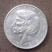  польская монета 1976 года Адам Мицкевич