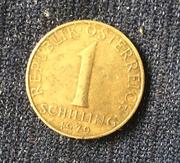 монета 1 шиллинг Австрия